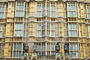 Facade of the Houses of Parliament