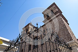 Facade of the Iglesia de la Compana de Jesus church, Manzana Jesuitica, Cordoba, Argentinaa photo