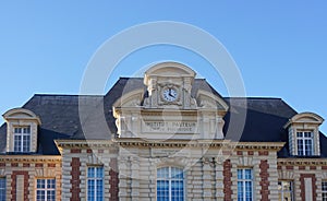 The facade of the Institut Pasteur in Paris in France