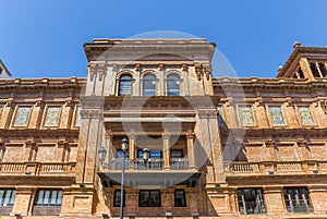 Facade of the Junta de Andalucia government building in Sevilla photo