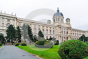 Facade of Kunsthistorisches Museum, Vienna, Austria