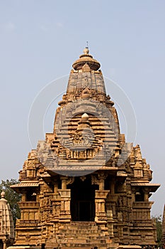 Facade of Lakshman Temple,  Khajuraho photo