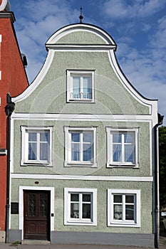 Facade in landshut, bavaria