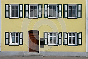 Facade in landshut, bavaria