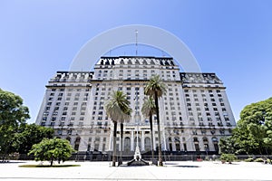 Facade of the Libertador building, Buenos Aires, Argentina. Ministry of Defense headquarter