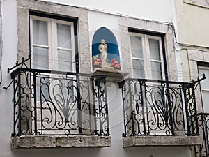 Facade in Lissabon, Portugal. photo