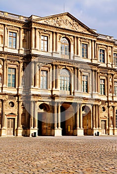 Facade of the Louvre