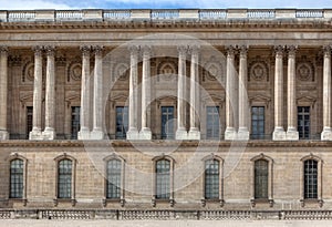 Facade of the Louvre