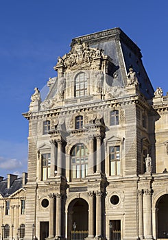 Facade of the Louvre