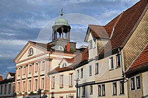 The facade of the Luisenschule in Bad Hersfeld