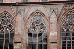 Facade of Mainzer Dom Cathedral Church; Mainz