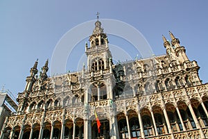 Facade of the Maison du roi Bruxelles English: King`s House Brussels.