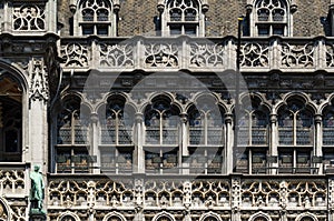 Facade of Maison du Roi (The King's House or Het Broodhuis) Loca