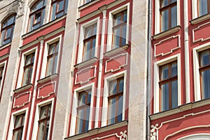 Facade with many windows