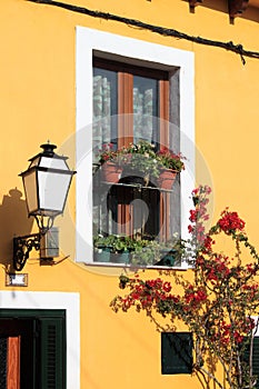 Facade of a mediterranean house