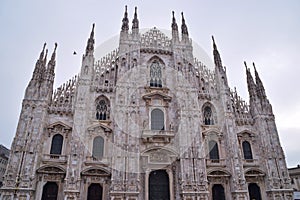Facade of the Milan Cathedral