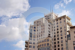 Facade of a modern building