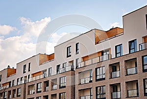 Facade of a modern building