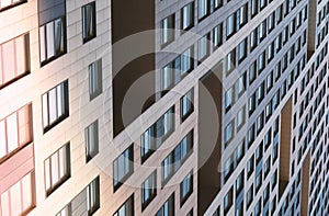 Facade of a modern building.