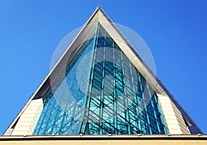 modern architecture glass building