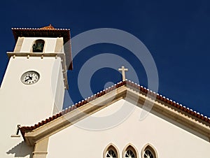 Facade of the modern church in Armacao