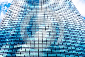 Facade of modern tall building