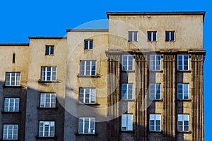 Facade of a modernistic edifice photo