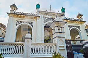 The facade of Mogul Mosque, Yangon, Myanmar
