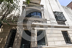 Facade of Museo Evita Peron on Palermo neighborhood, Buenos Aires, Argentina