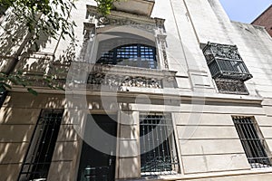 Facade of Museo Evita Peron on Palermo neighborhood, Buenos Aires, Argentina photo