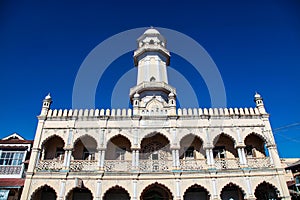 The facade of Myo Ma Mosque in Maymyo, Pyin U Lwin, Myanmar former Burma