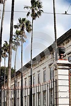 Facade of the National Museum of Natural History and Science