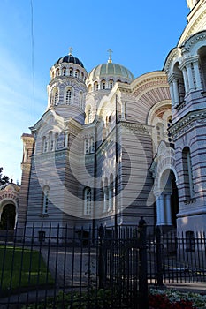 Facade of Nativity of Christ Cathedral, Riga
