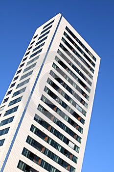 Facade of a new building
