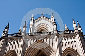 Facade of the new cathedral (Vitoria)