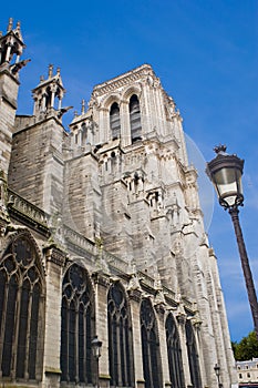 Facade of Notre-Dame Cathedral, Paris