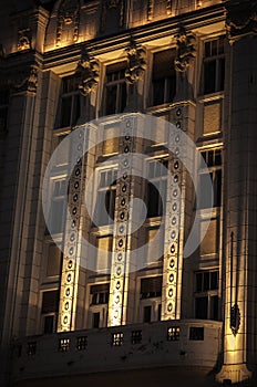 Facade of old building, Bratislava - Slovakia