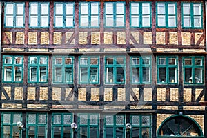 Facade of old building in Copenhagen