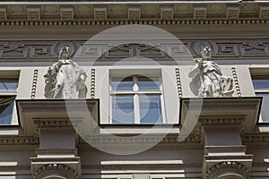 Facade of the old building after renovation