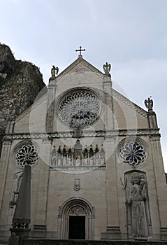 Ancient Cathedral in Gemona del Friuli in Northern Italy. The Ch photo