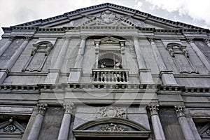 Facade of an old Catholic Church inTalisay Batangas, Philippines