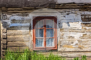 Facade of an old cottage