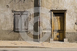 Facade of an old house