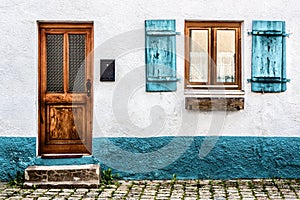 Facade of an old house in Germany