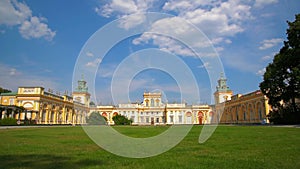 Facade of Old Royal Palace in Warsaw