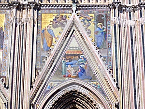 Facade of Orvieto cathedral