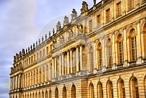 Facade of the Palace of Versailles