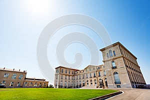 Facade of Palais du Pharo in Marseille, France