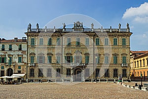 The Facade Of The Palazzo Bianchi. Mantua.