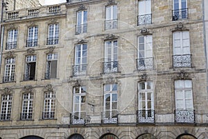 Facade on Parlement Square, Bordeaux photo